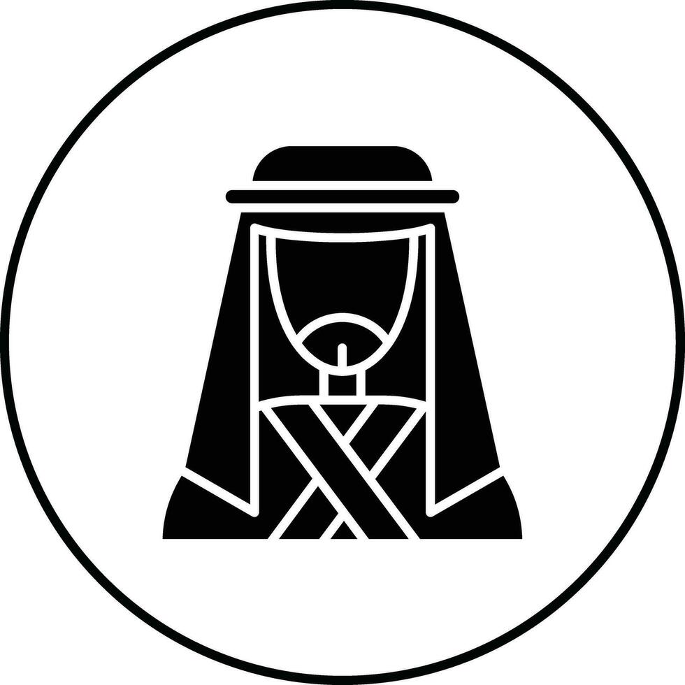 männlich Beduine Vektor Symbol