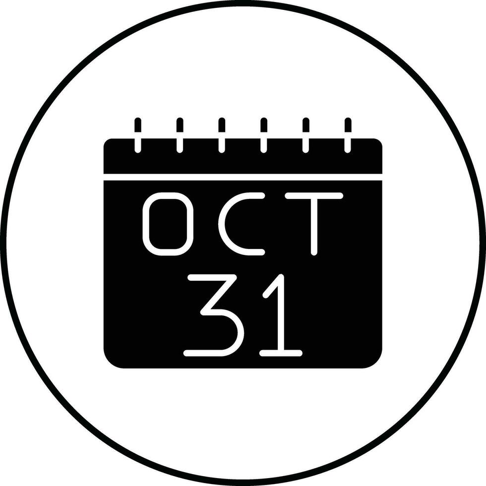 31. Oktober Vektorsymbol vektor