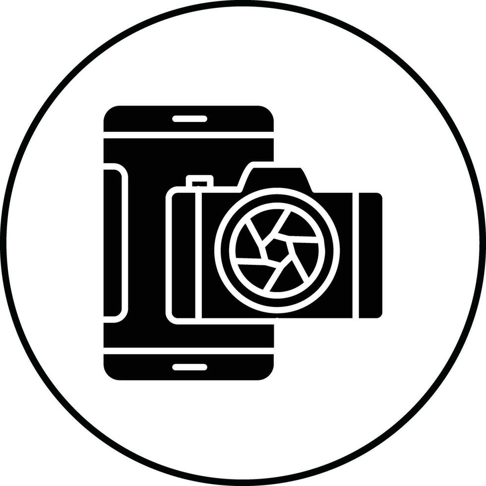 Smartphone Kamera Vektor Symbol