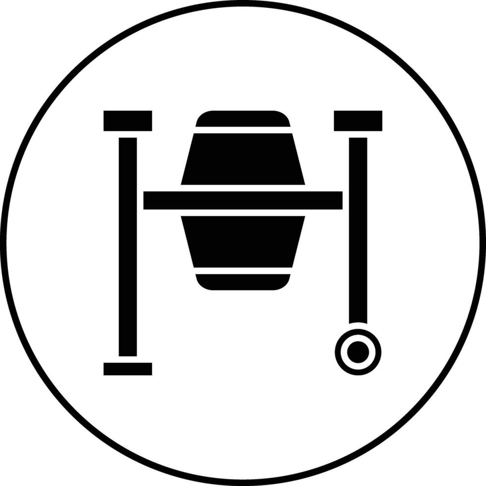 Beton Rührgerät Vektor Symbol