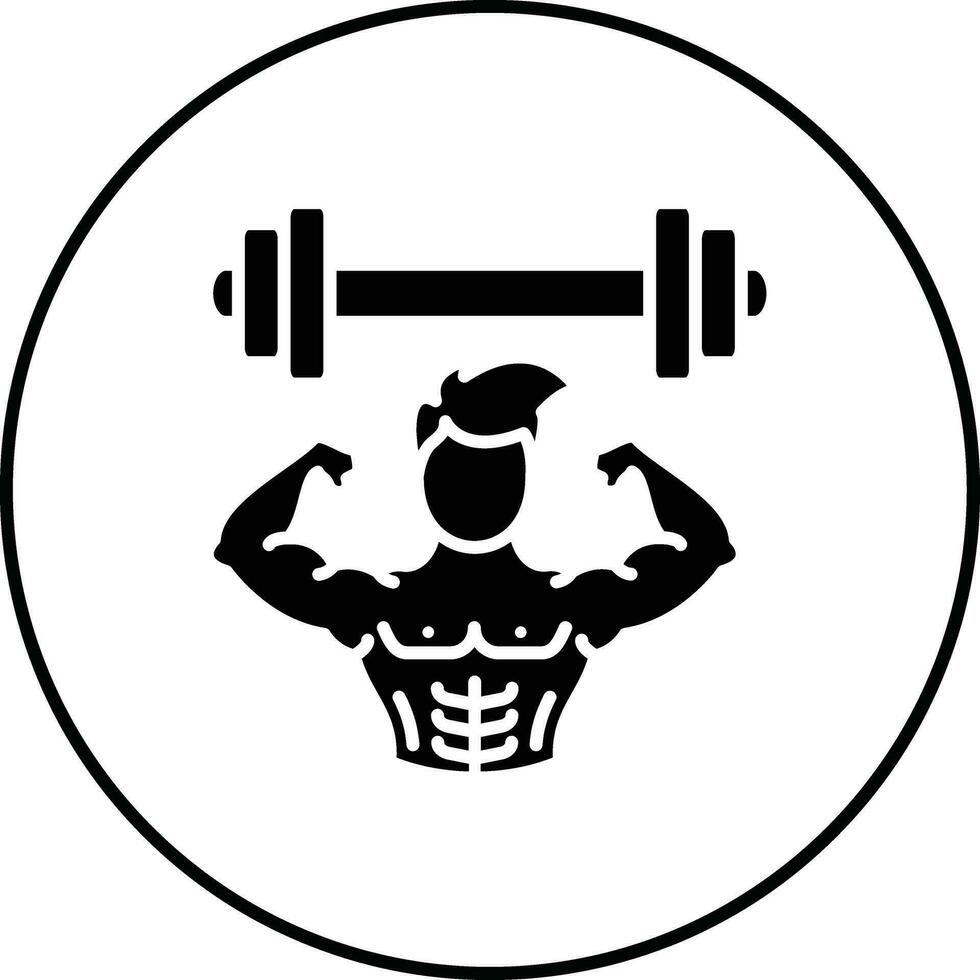 Gewichtheber Vektor Symbol