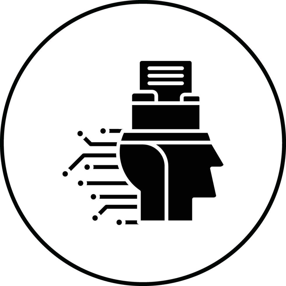 intelligent Daten Vektor Symbol