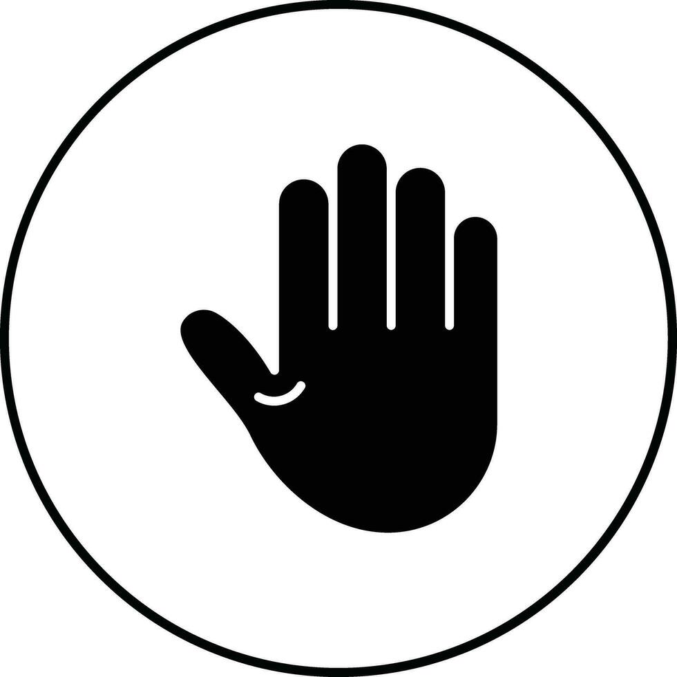 Hand-Vektor-Symbol vektor