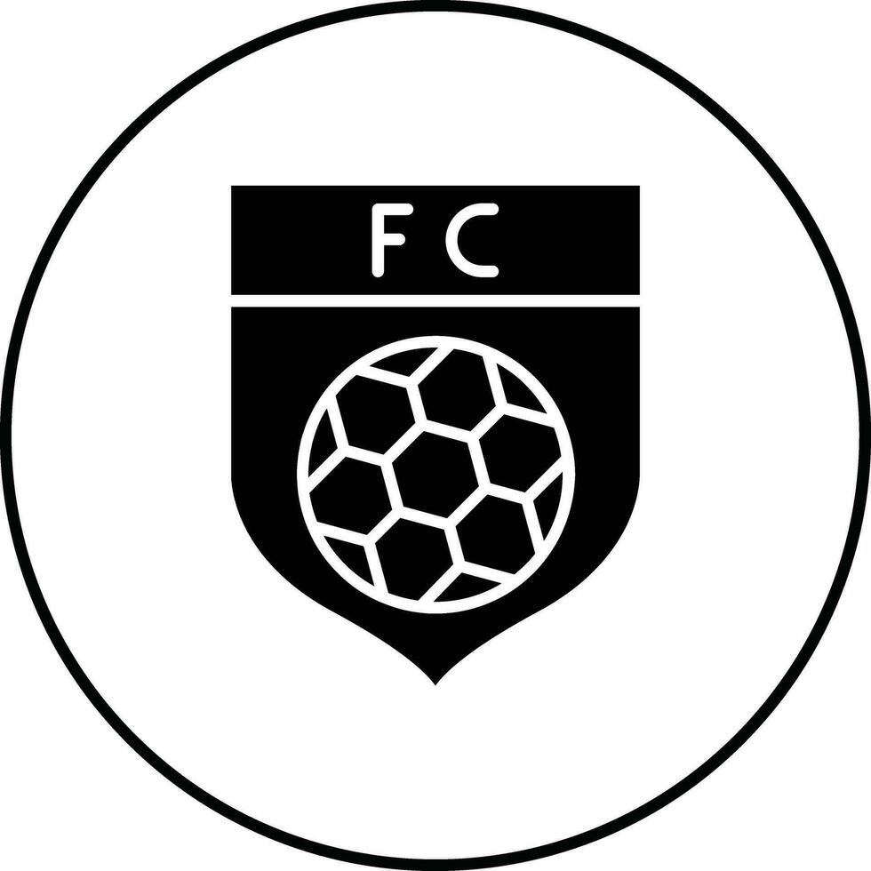 fotboll klubb vektor ikon