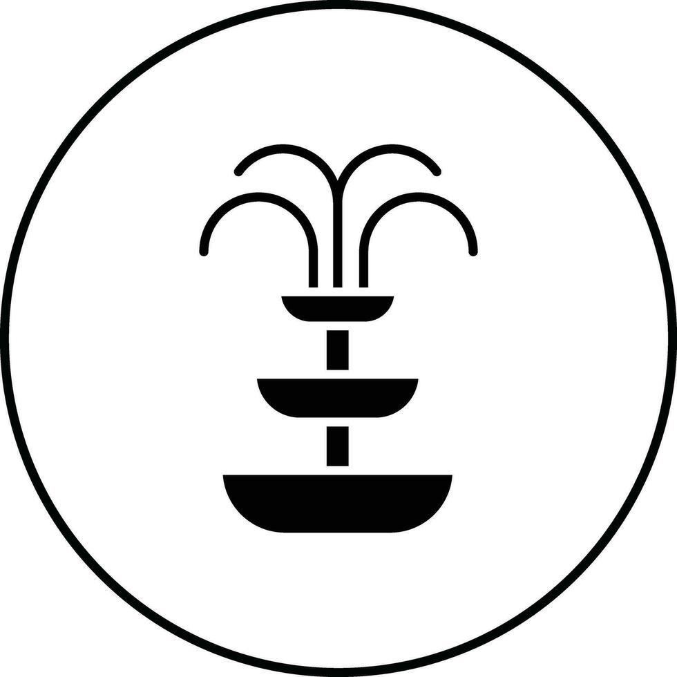 Brunnen-Vektor-Symbol vektor