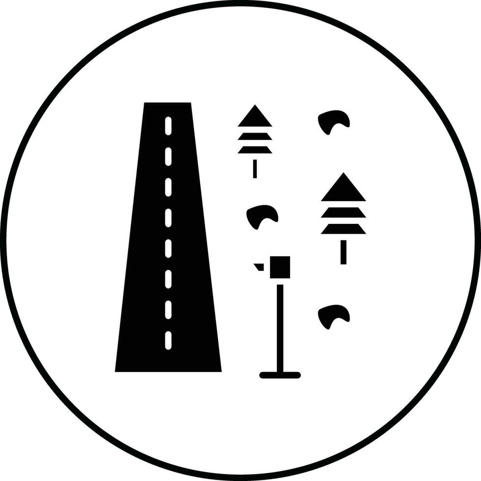 Straßenrand Vektor Symbol