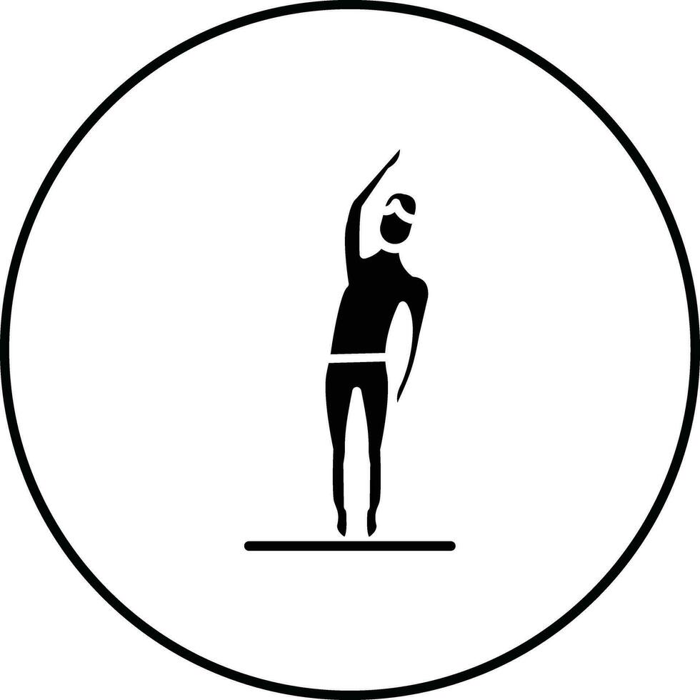 einer Arm Kurve links Vektor Symbol