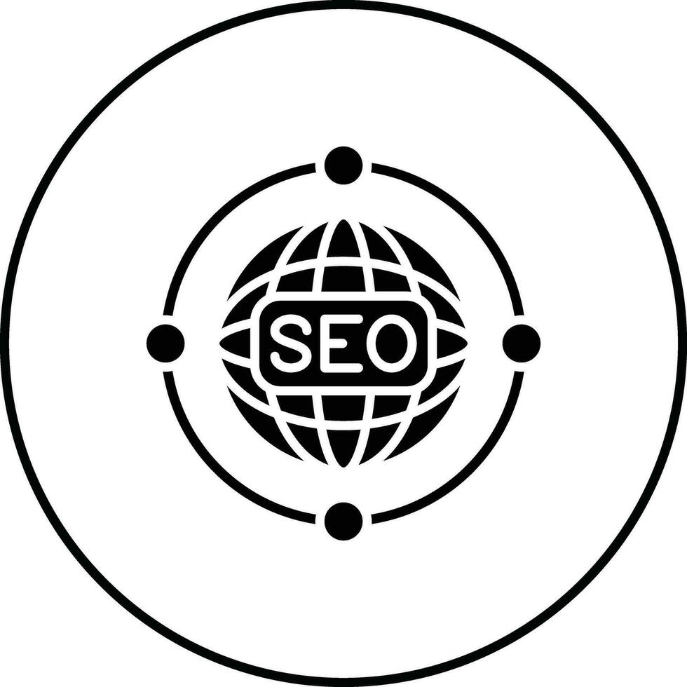 SEO Netzwerk Vektor Symbol