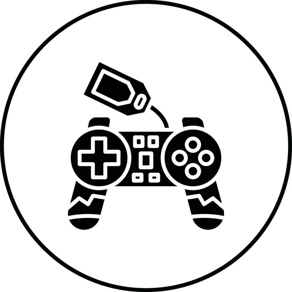 Gamepad Verkauf Vektor Symbol