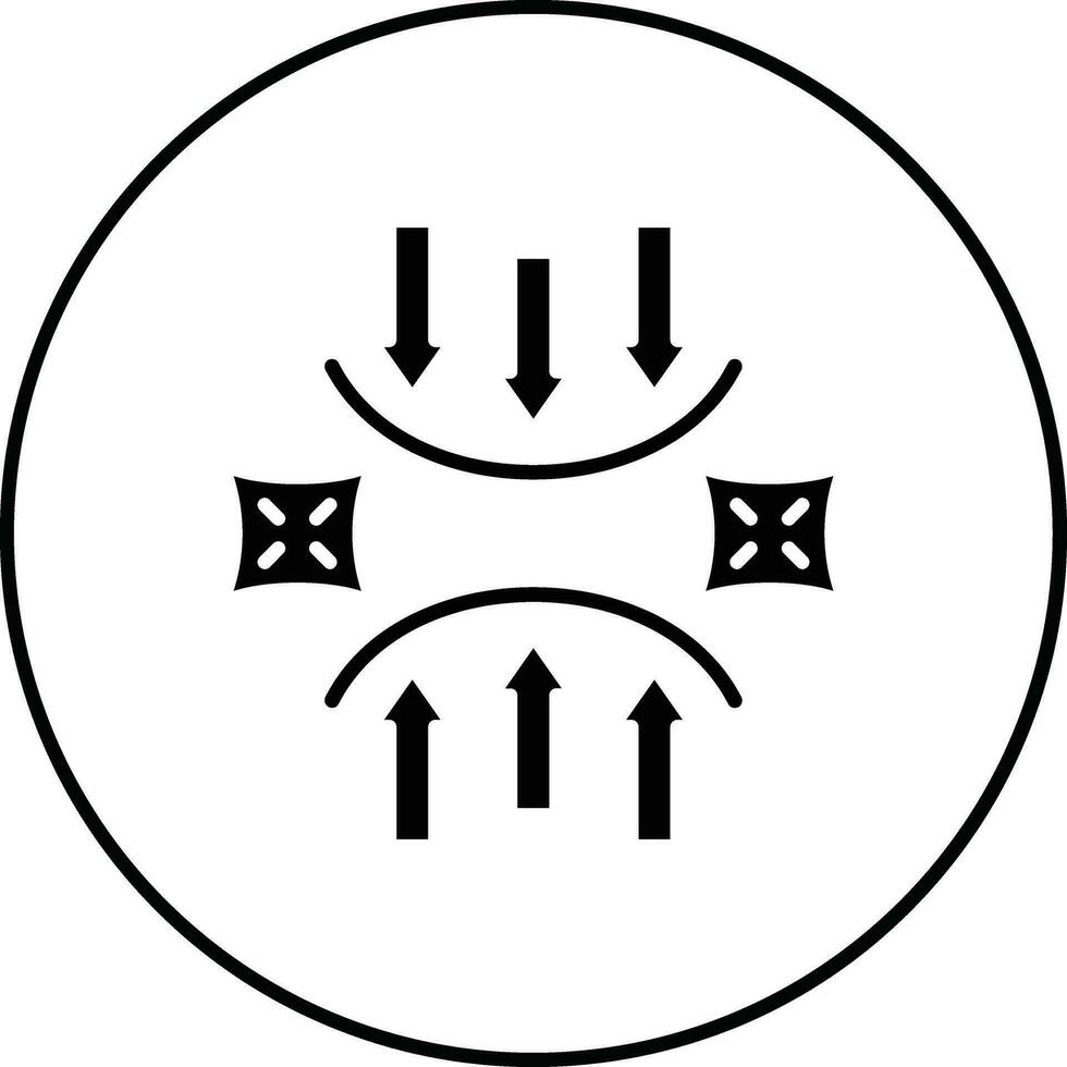 Elastizitätsvektor-Symbol vektor