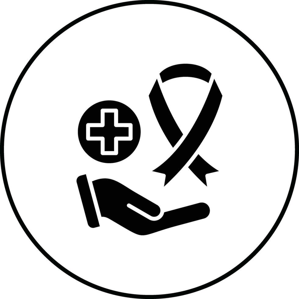 Krebs Diagnose Vektor Symbol