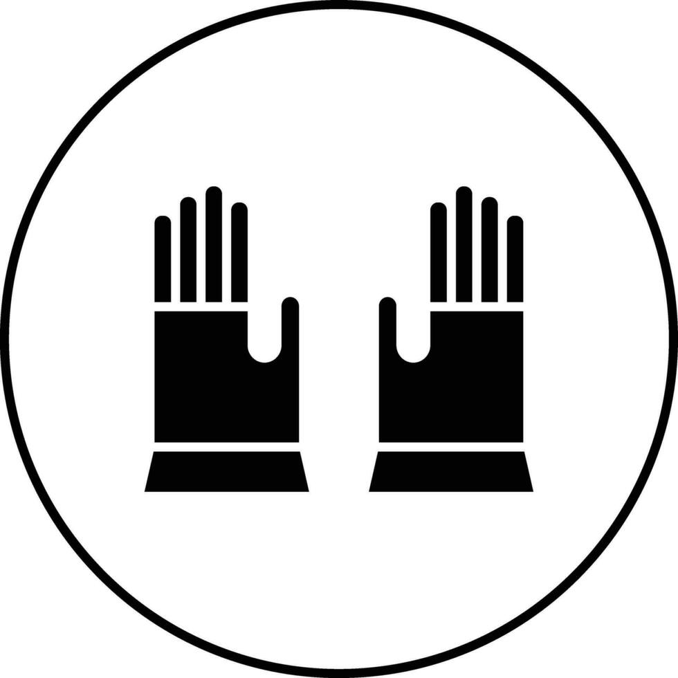 Vektorsymbol für Handschuhe vektor