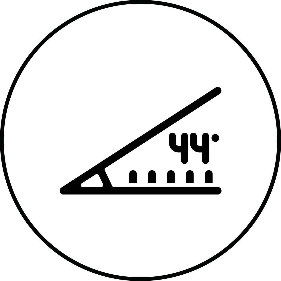 Winkel-Vektor-Symbol vektor