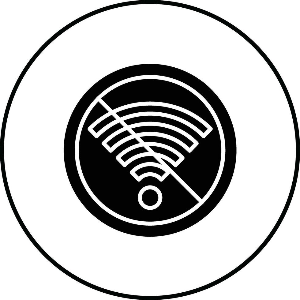 Signal W-lan aus Vektor Symbol