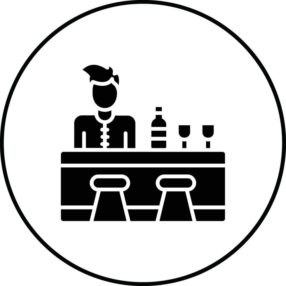 Barmann Vektor Symbol