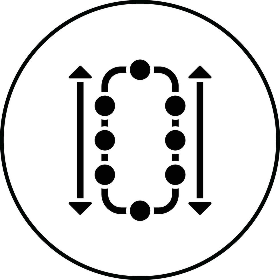 Block Höhe Vektor Symbol