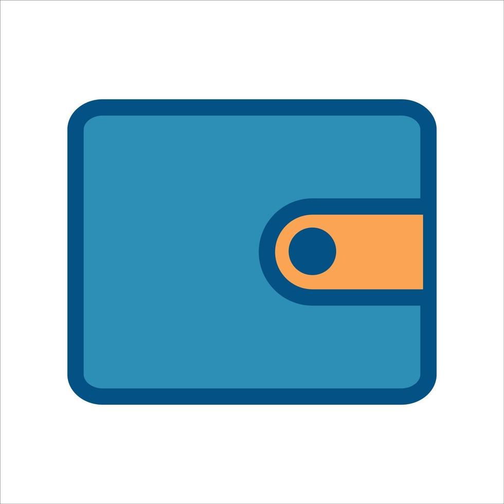 plånbok ikon vektor. plånbok med pengar ikon vektor
