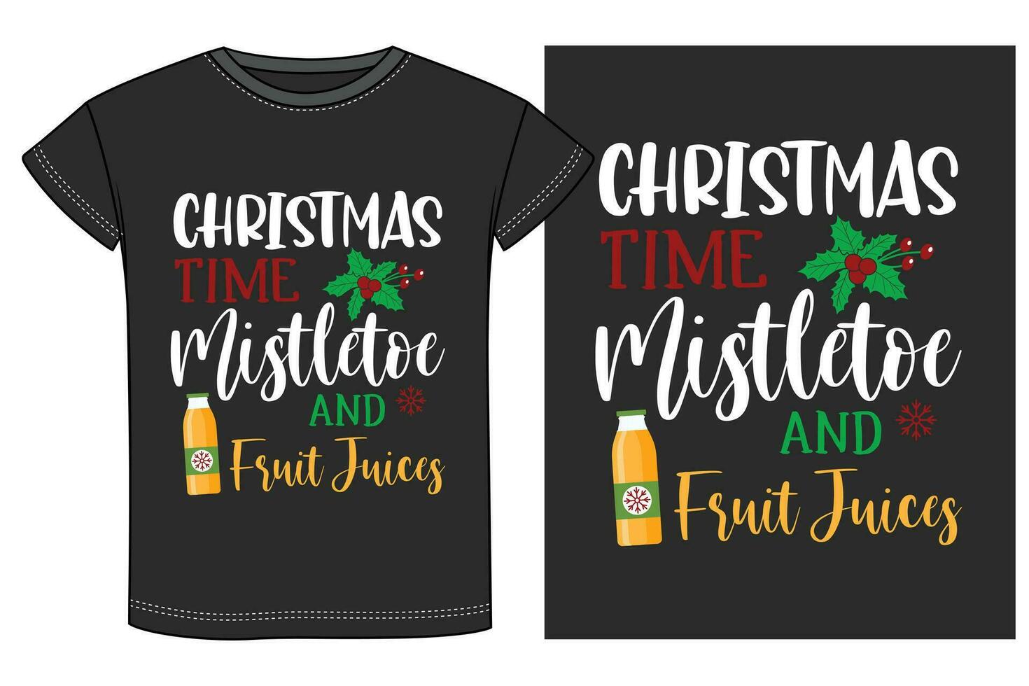 Weihnachten Trinken Party T-Shirt Design vektor