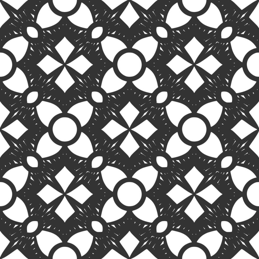 geometrisch nahtlos Muster Vektor Illustration