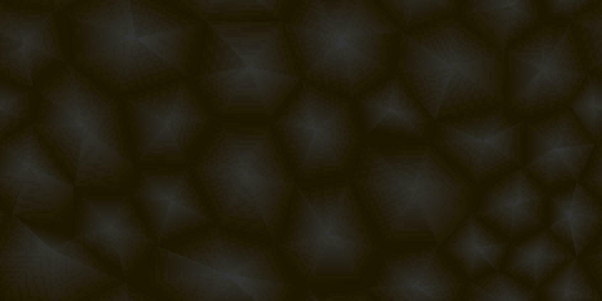 kristall sömlös bakgrund. sömlös bakgrund av fasetterad kristaller. svart bakgrund tillverkad av trianglar. vektor grafik