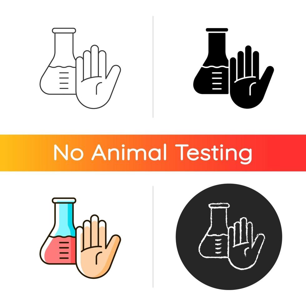 kein Symbol für den chemischen Testgradienten vektor