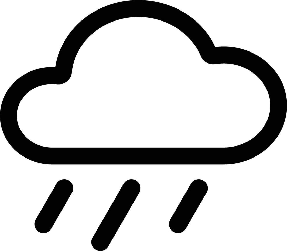 tung regn ikon design vektor