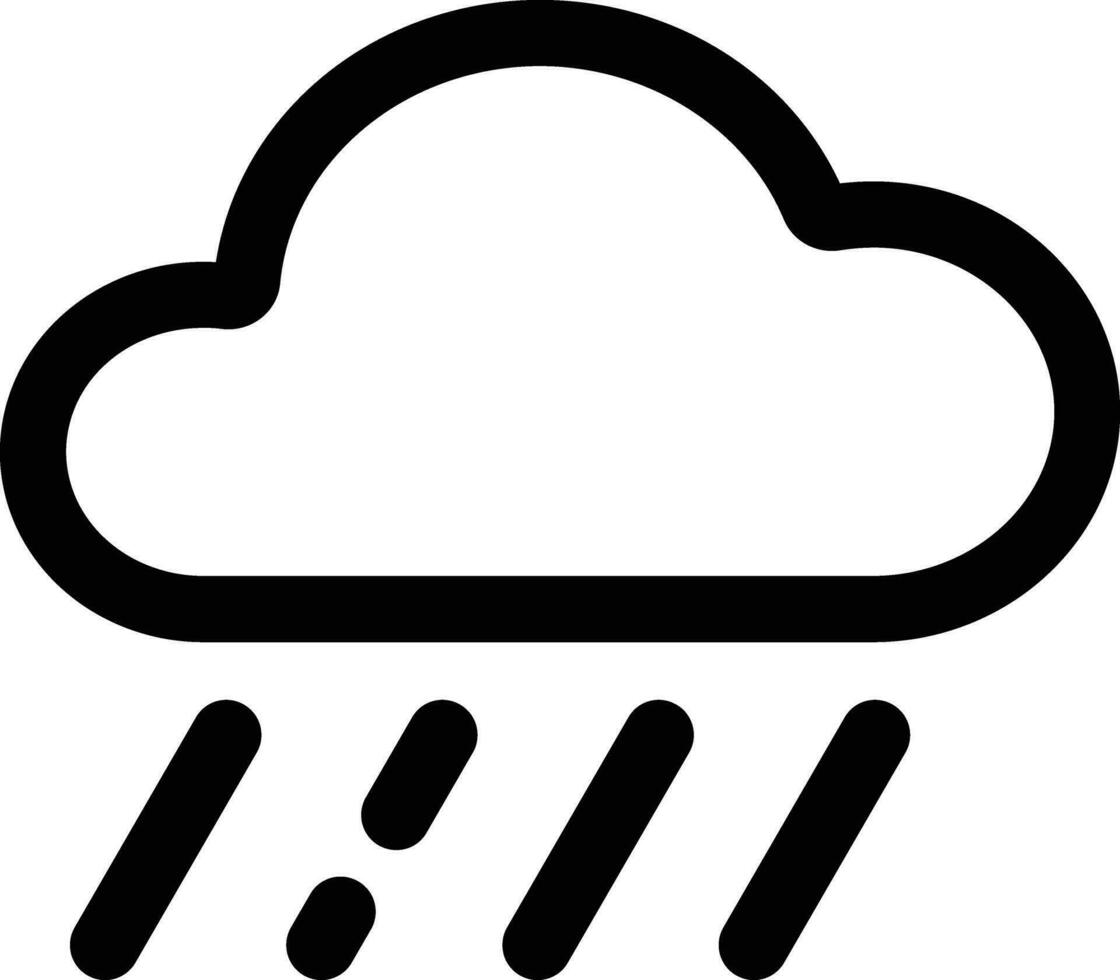 regnstorm ikon design vektor