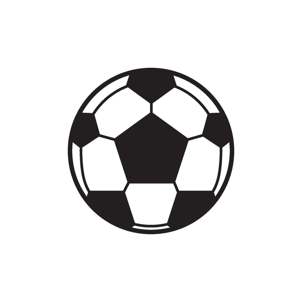 Fußball Ball Symbol Vektor Design Vorlagen