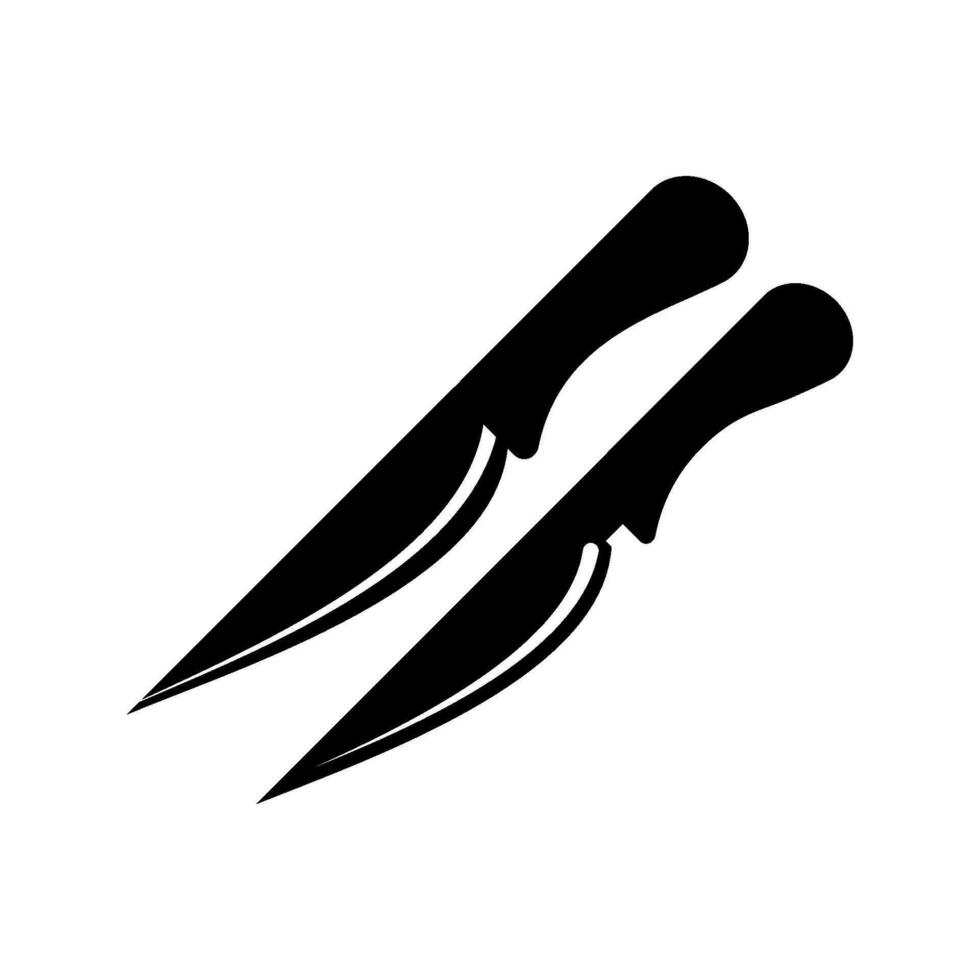 Messer Symbol Design Vektor Vorlagen
