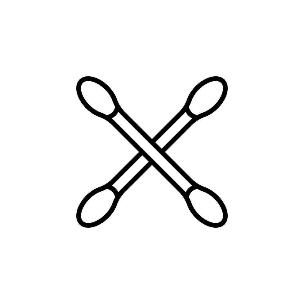 Baumwolle Knospen Symbol Vektor Design Vorlagen