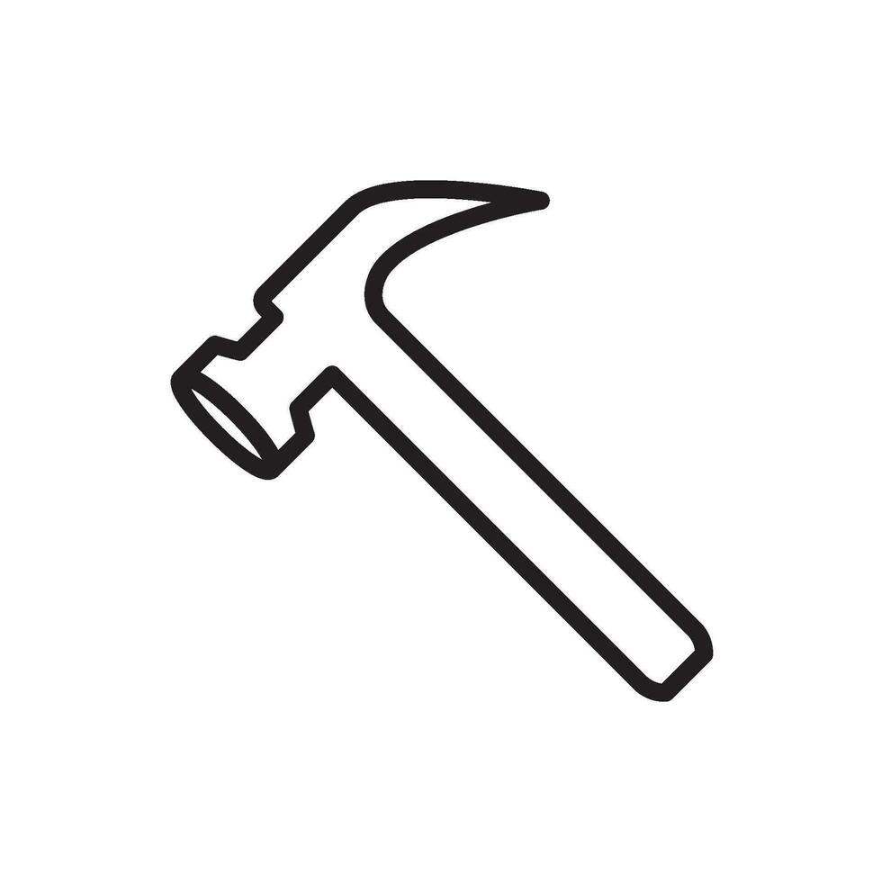 Hammer Symbol Design Vektor Vorlagen