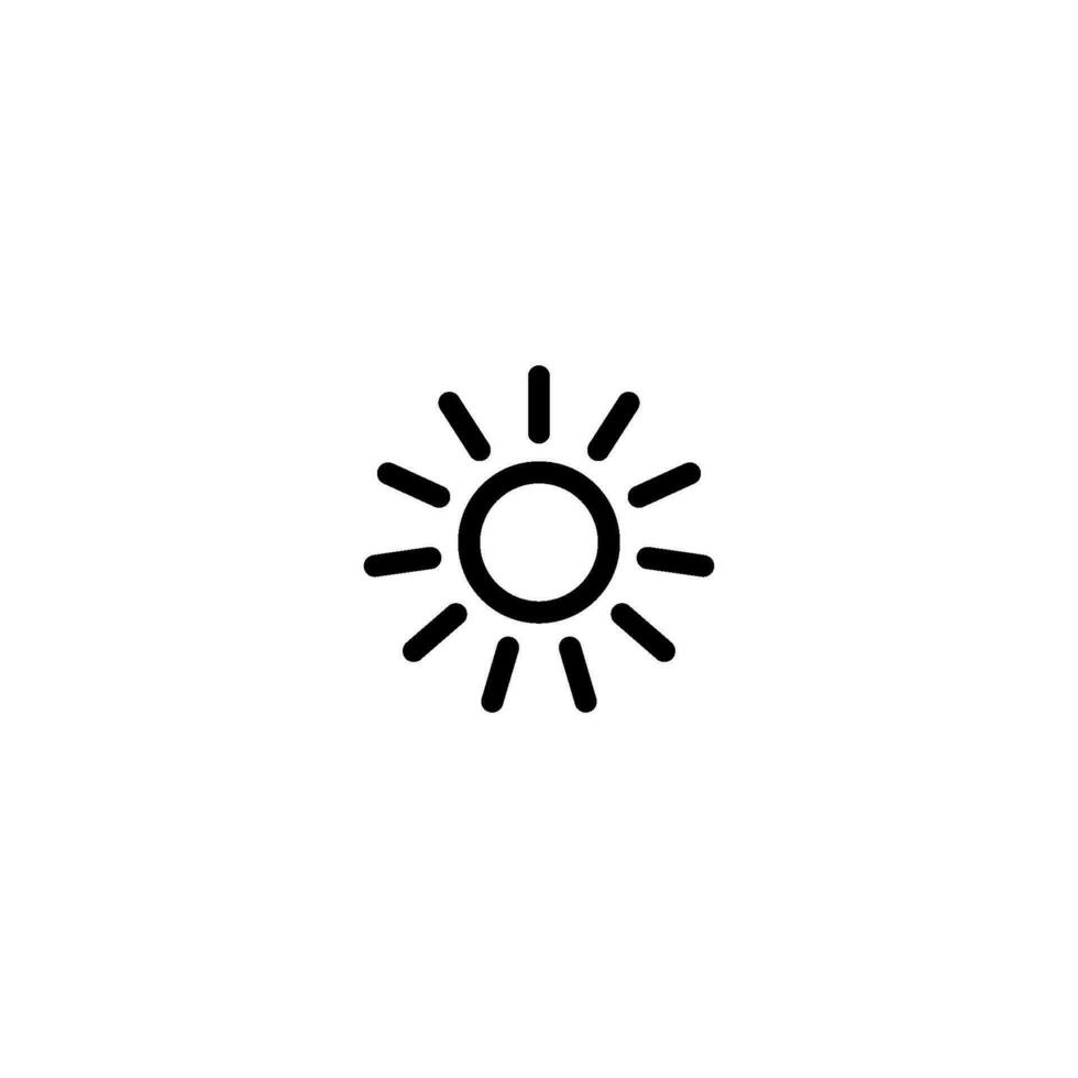 Sonne Symbol Design Vektor Vorlagen