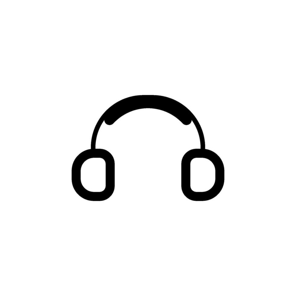 headsetet ikon design vektor mallar