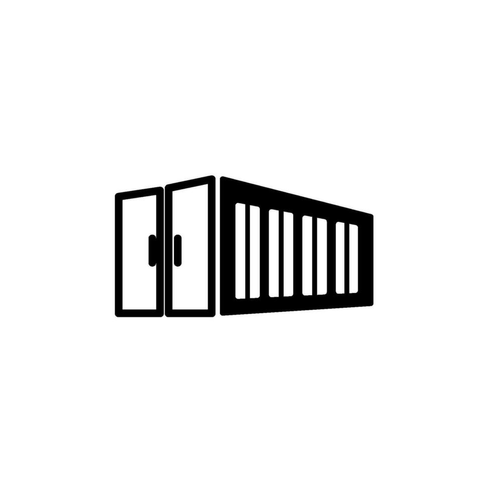 Container Symbol Vektor Design Vorlagen