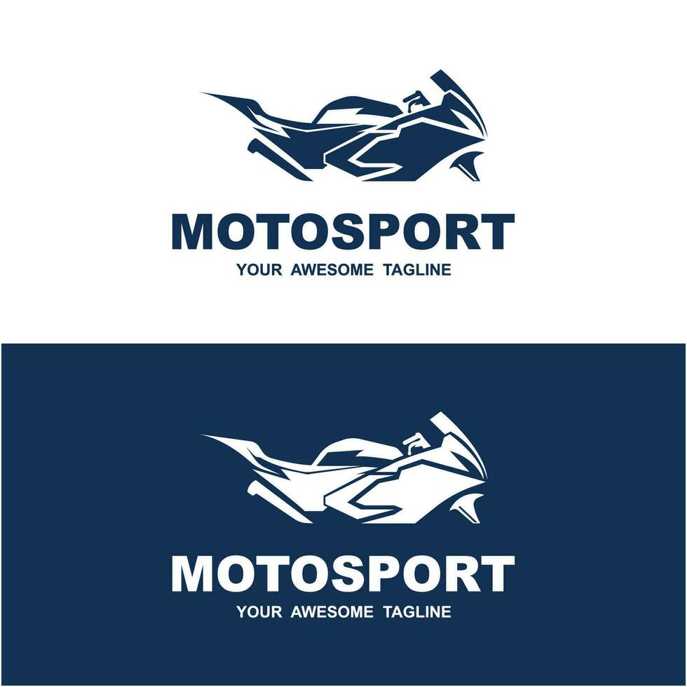 Motorsport Logo Symbol Vektor Illustration Design