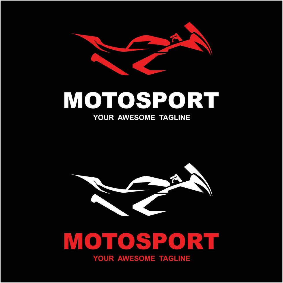 motosport logotyp ikon vektor illustration design