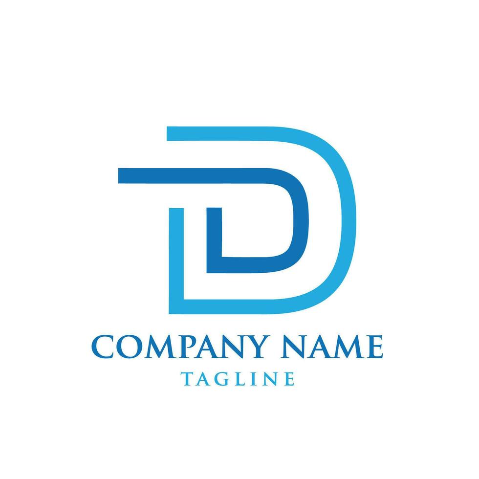 dd-Logo-Design vektor