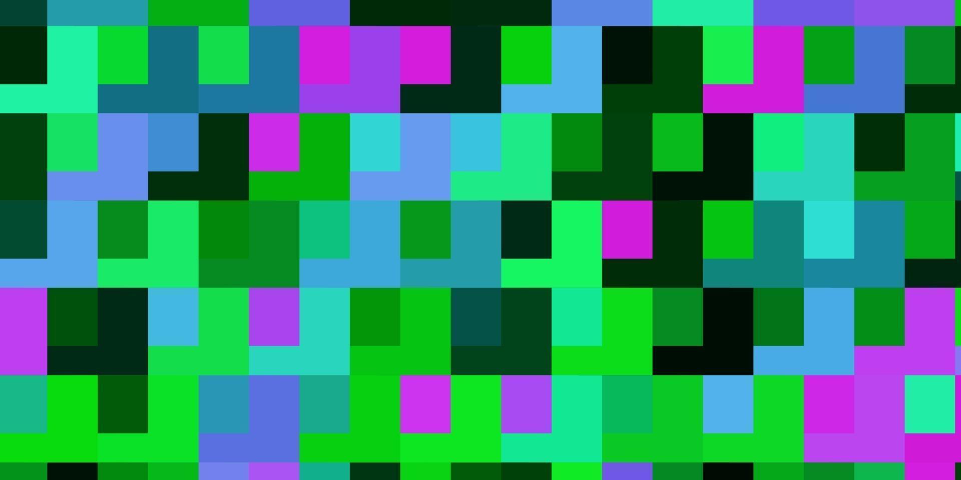 ljusrosa, grön vektorlayout med linjer, rektanglar. vektor