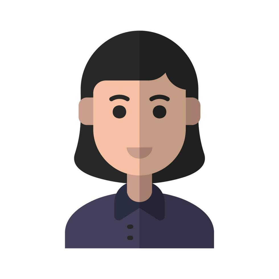 företag kvinnor avatar vektor ilustration