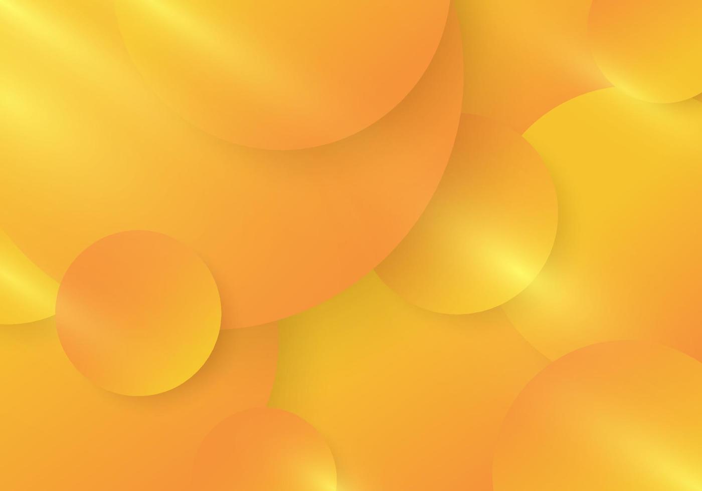 abstrakter gelber Farbverlauf Kreise Muster Beleuchtung Hintergrund vektor