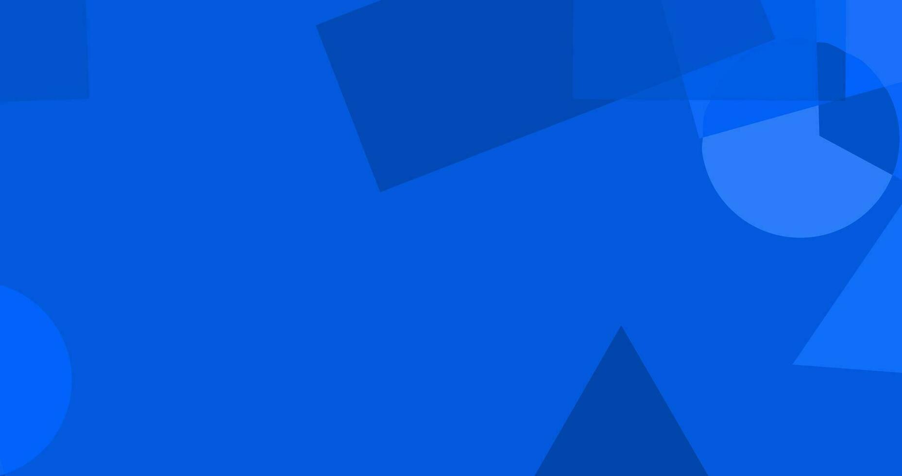 blå geometrisk bakgrund för design mall vektor