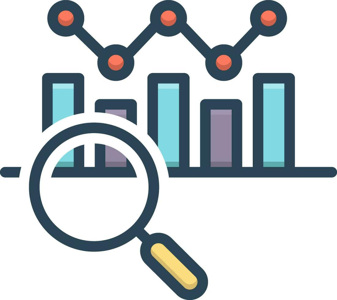 Färg ikon för empirisk vektor