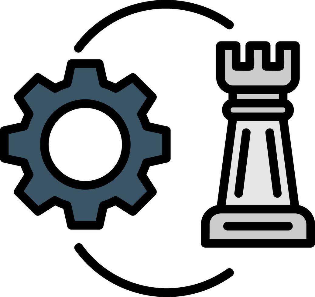 strategisch Ausführung Vektor Symbol Design