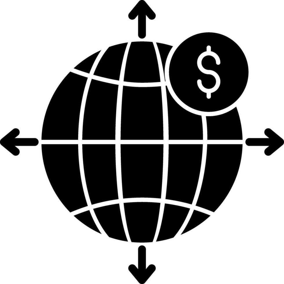 International Erweiterung Vektor Symbol Design