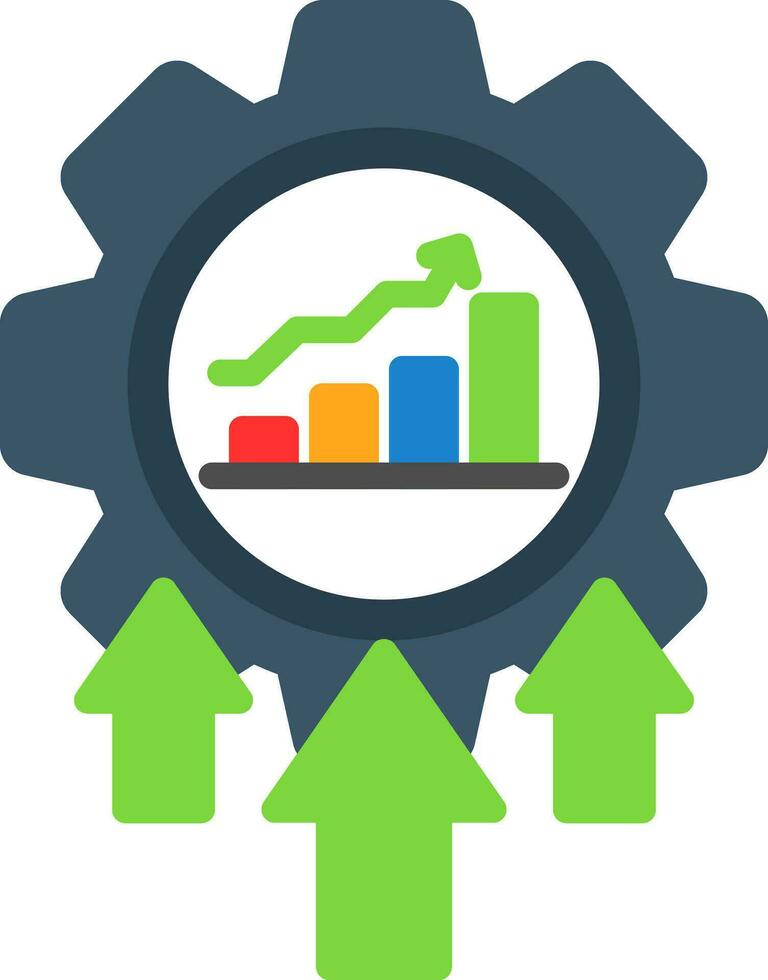 kontinuerlig förbättring vektor ikon design