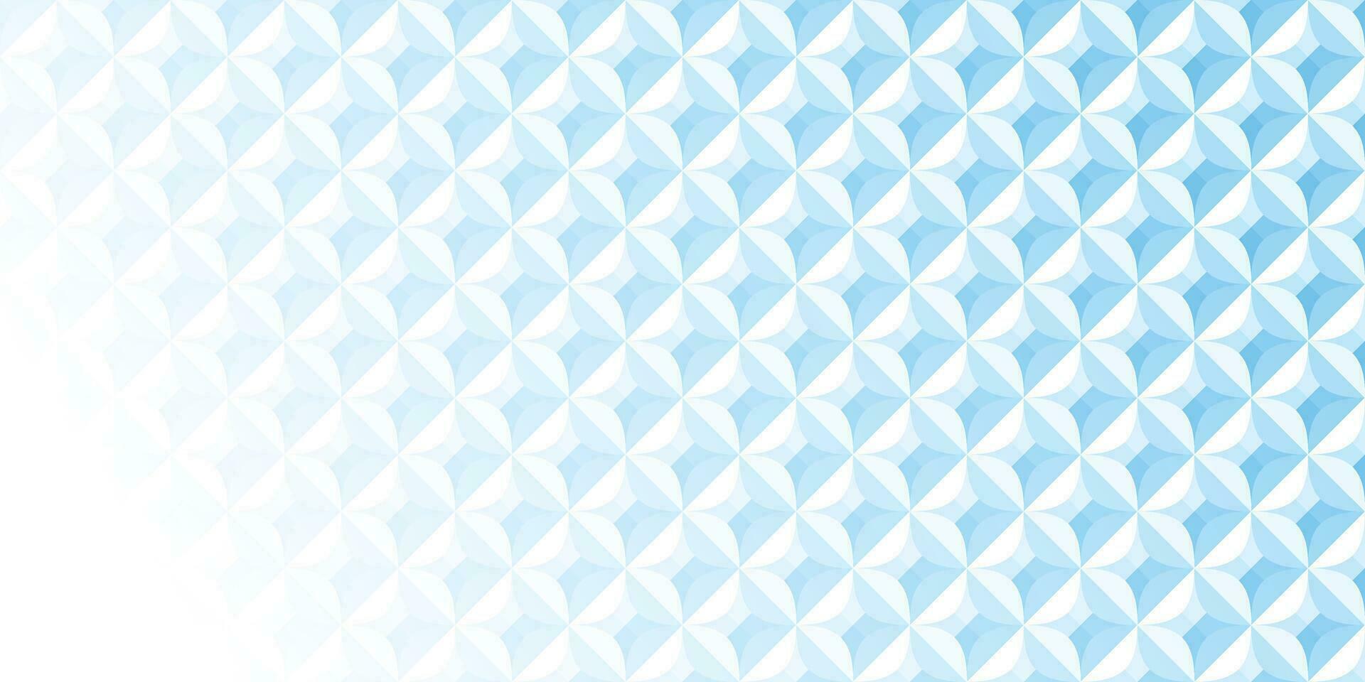 abstrakt Weiß und Blau geometrisch Hintergrund Textur vektor