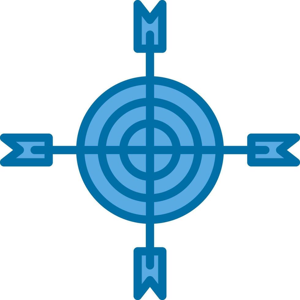 Zielvektor-Icon-Design vektor