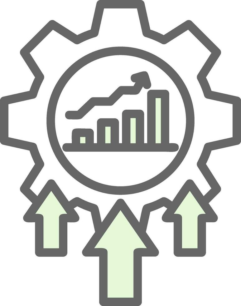 kontinuerlig förbättring vektor ikon design