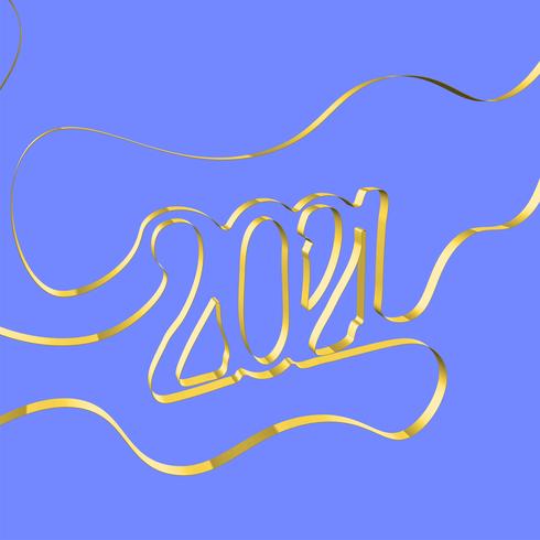 Abstrakt band bildar ett år, vektor illustration