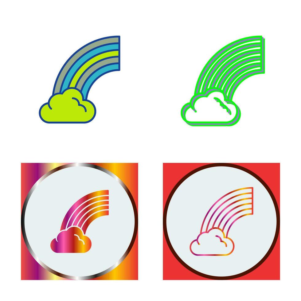 Regenbogen-Vektor-Symbol vektor